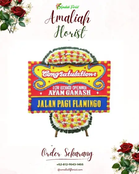 Sewa Papan Bunga Ngloram